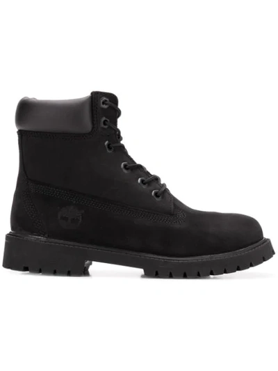 Timberland Brinda Leather Lace-up Boot In Black | ModeSens