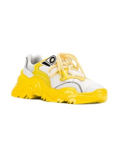 Shop N°21 Billy Sneakers In Yellow