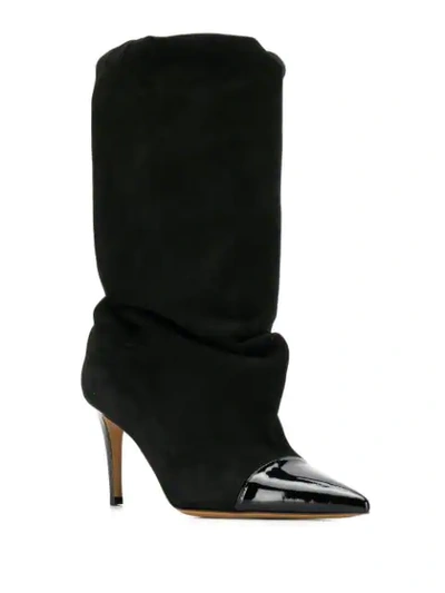 ALEXANDRE VAUTHIER LAURA SLOUCH ANKLE BOOTS - 黑色