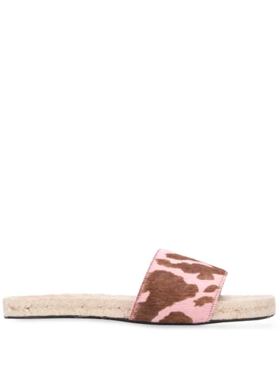 Shop By Far Arizona Slip-on Sandals In Pink