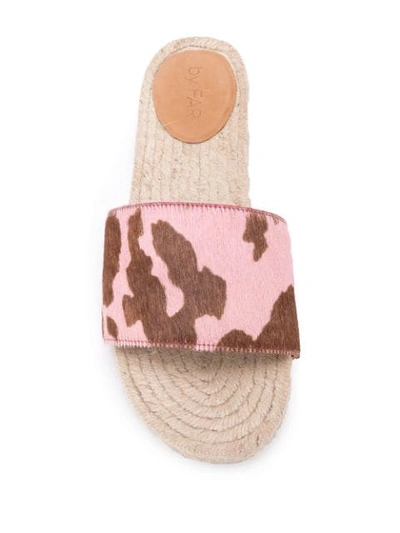 Shop By Far Arizona Slip-on Sandals In Pink