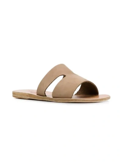 Shop Ancient Greek Sandals Apteros Sandals In Neutrals