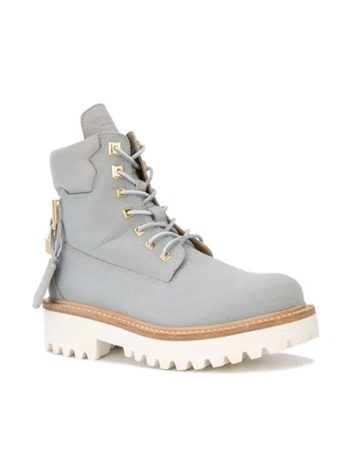 Shop Buscemi Site Boots In Grey