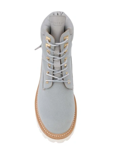 Shop Buscemi Site Boots In Grey