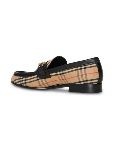 Shop Burberry The 1983 Check Link Loafer In Neutrals