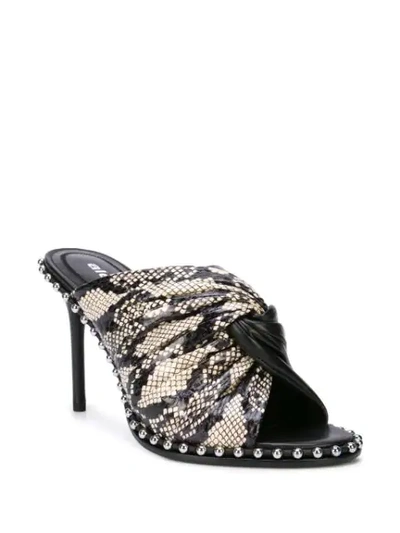 Shop Alexander Wang Lilly Mules In Black