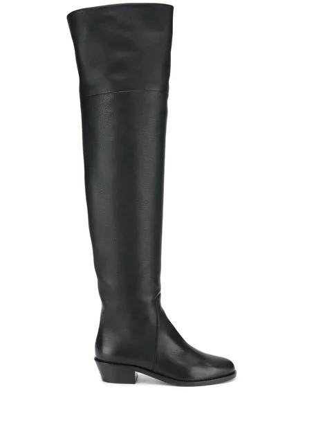ferragamo knee high boots