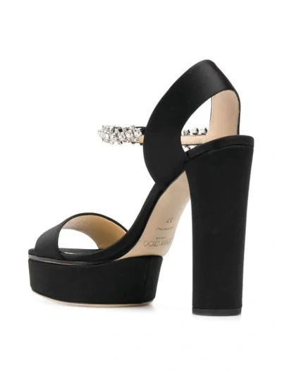 Shop Jimmy Choo Santina 125 Sandals In Black