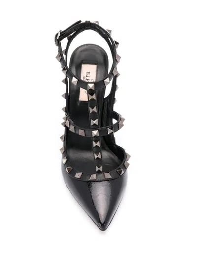 Shop Valentino Rockstud 100m Pumps In Black