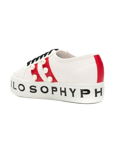 Shop Philosophy Di Lorenzo Serafini Superga Sneakers In White