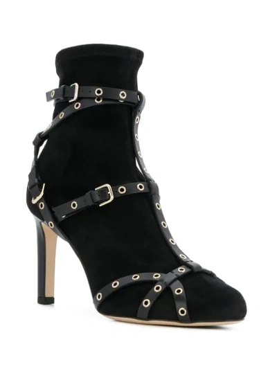 Shop Jimmy Choo Brianna 85 Ankle Boots In Black