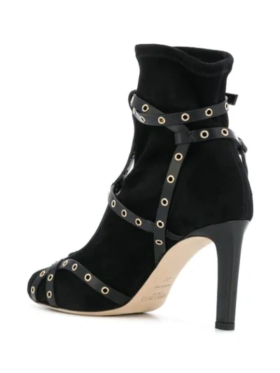 Shop Jimmy Choo Brianna 85 Ankle Boots In Black