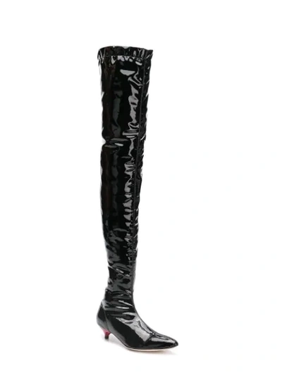 Shop Gia Couture Perfectly Fitted Boots - Black