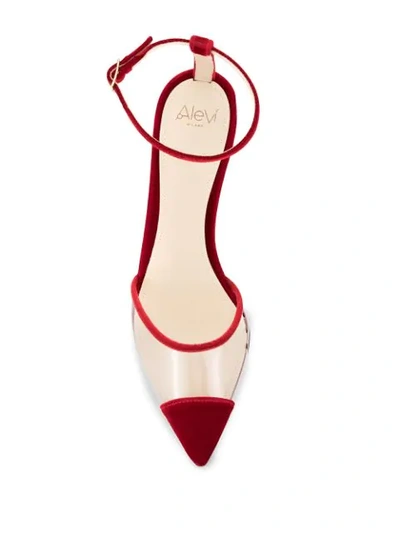 Shop Alevì Mid-heel Pumps In Red