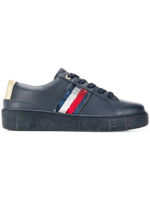 tommy hilfiger sequin sneakers