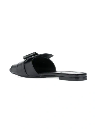 Shop N°21 Buckle Slide Sandals In Black