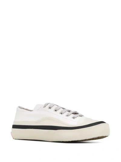 Shop Acne Studios Canvas Sneakers - White