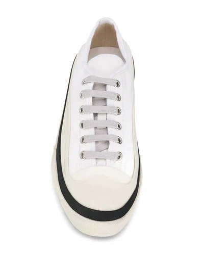 Shop Acne Studios Canvas Sneakers - White