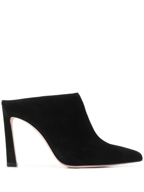 stuart weitzman black mules