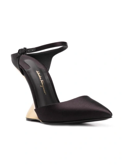 Shop Ferragamo Naturno Mules In Black