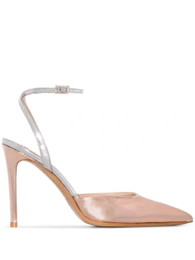 Shop Alexandre Vauthier Carine 100mm Pumps In Gold