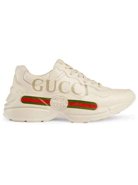 gucci cream trainers