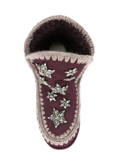crystal embellished boots