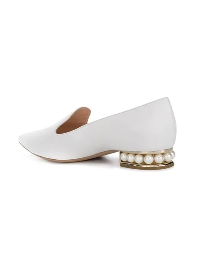 Shop Nicholas Kirkwood Casati Loafers 25mm In Neutrals