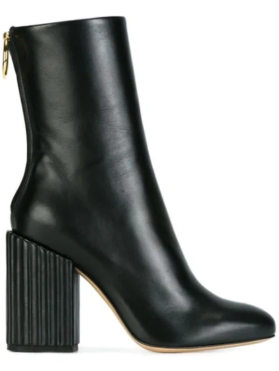 Shop Petar Petrov 'lipstick' Boots In Black