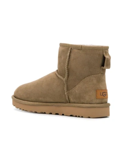 Shop Ugg Mini Ankle Boots In Brown