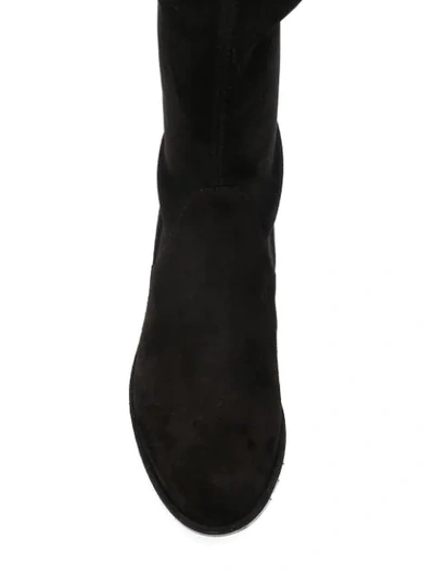Stuart Weitzman Lowland Thigh High Boots In Black