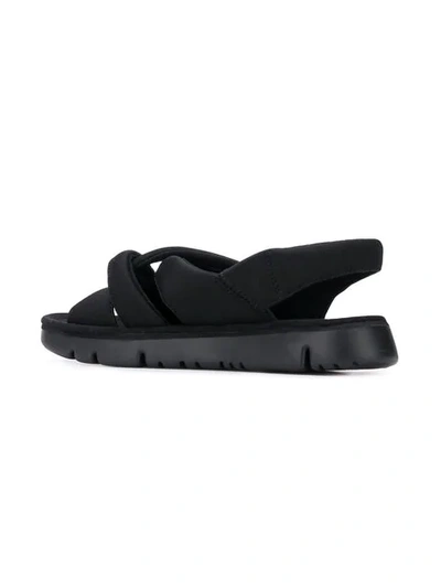 Shop Camper Oruga Sandals  In Black