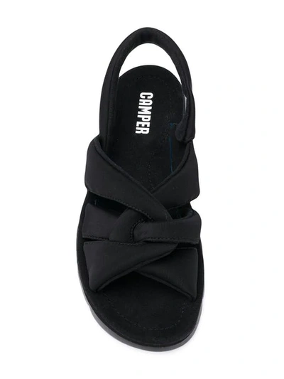 Shop Camper Oruga Sandals  In Black