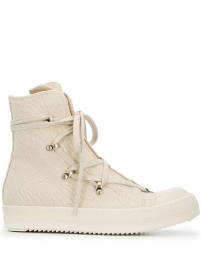 Hexagram Hi-top Sneakers - White