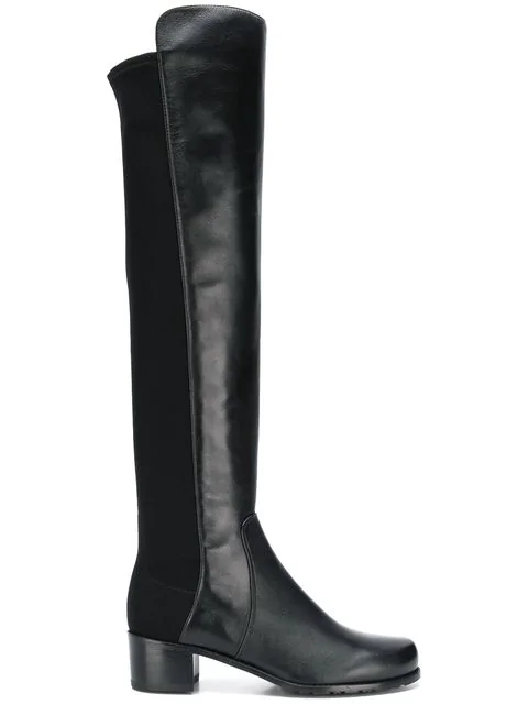 stuart weitzman stretch leather boots