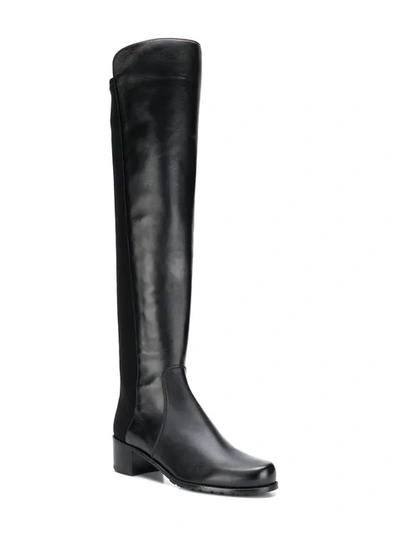 Stuart Weitzman Over The Knee Boots In Black
