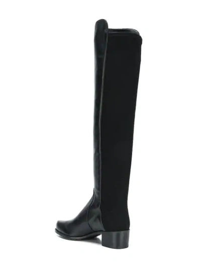Stuart Weitzman Over The Knee Boots In Black