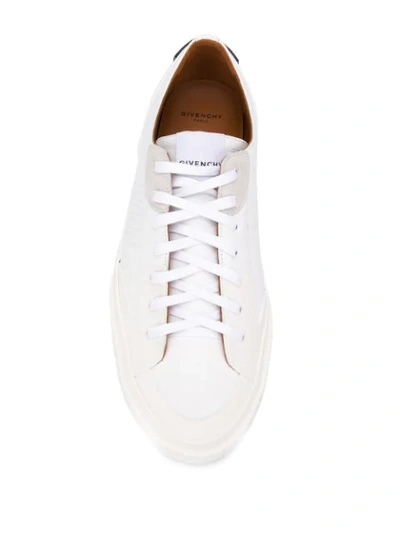 GIVENCHY LOW TOP SNEAKERS - 白色