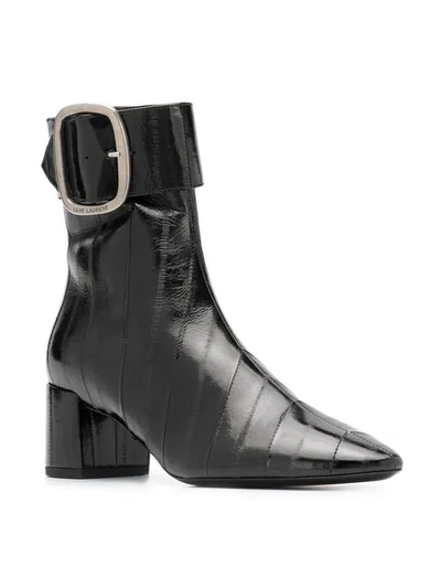 Shop Saint Laurent Ankle Boots In 1000 Nero