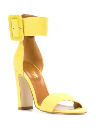 Shop Paris Texas Buckled Sandals In Yellow