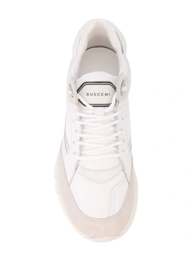 Shop Buscemi Veloce Low Top Sneakers In White