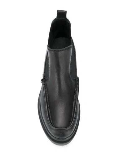 Shop Mm6 Maison Margiela Platform Ankle Boots In T8013 Black