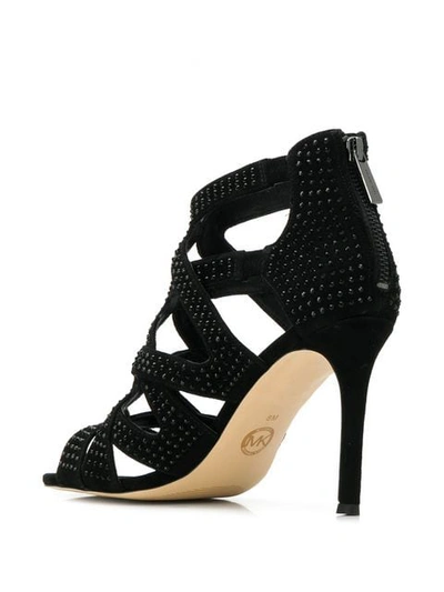 Shop Michael Michael Kors Sandalo Annalee Sandals In Black