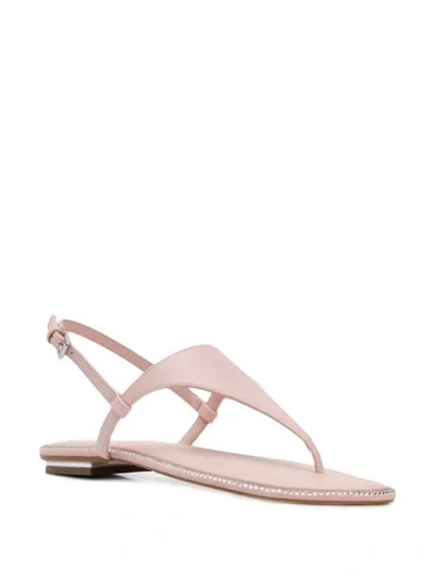 Michael Michael Kors Michael Kors Soft Pink Enid Thong Sandal | ModeSens