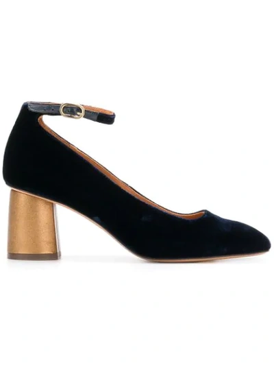 Shop Chie Mihara Rally Pumps In Blue