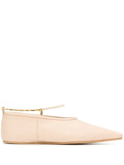 Shop Stella Mccartney Dessert Ballerina Shoes In Neutrals