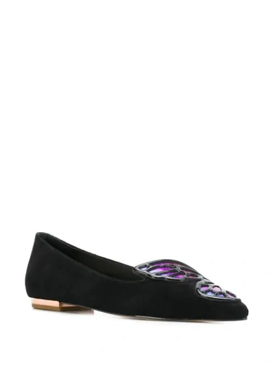 Shop Sophia Webster Butterfly Ballerina Shoes In Black