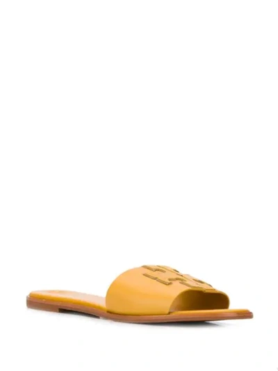 Shop Tory Burch Ines Slides In Yellow