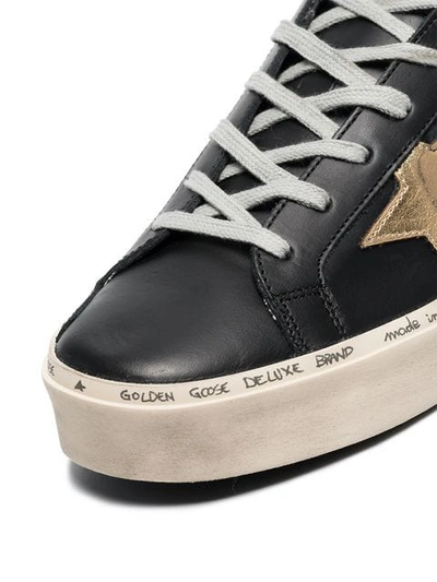 Shop Golden Goose Deluxe Brand Hi Star Sneakers - Black
