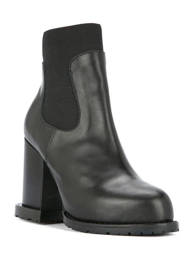 Shop Sacai Sock Ankle Boots In Black